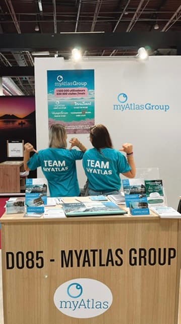 Équipe MyAtlas au salon IFTM Paris